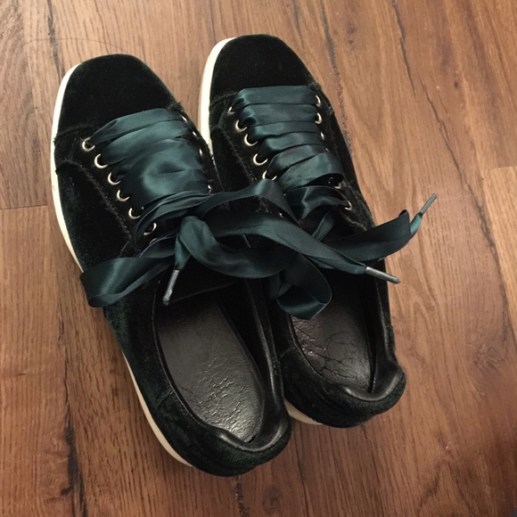 green suede alexander mcqueen sneakers